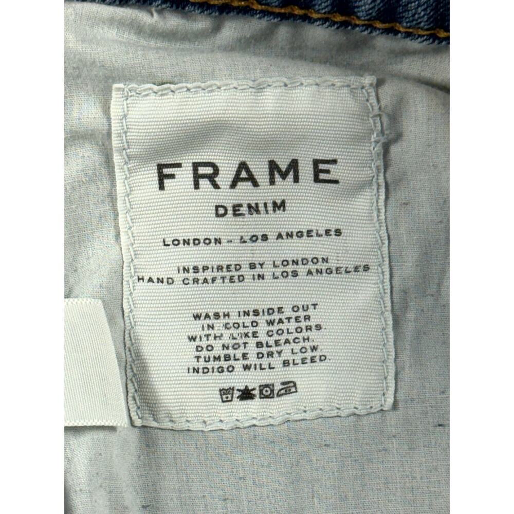 FRAME Men Denim Le Grand Garcon Size 26 Light Wash Straight Leg 28" Inseam - Picture 6 of 10